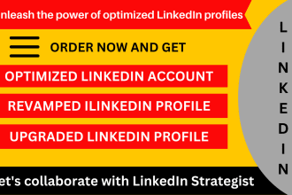 fully optimize, upgrade, and revamp linkedin profile