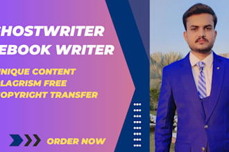 be your nonfiction ebook writer and  ghostwriter