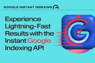 setup instant website indexing with google indexing API