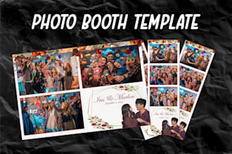 do a creative photobooth overlay template png transparent