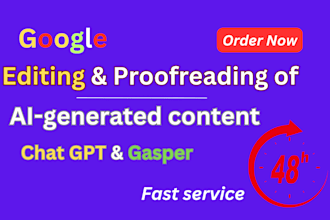 edit and optimize the ai content for quick ranking