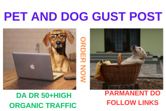 do pet and dog guest post with authority backlinks sites