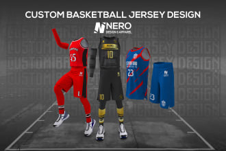professional basketball jersey design