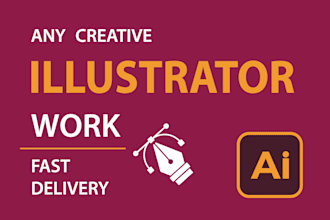 do any type of adobe illustrator work and vector tracing