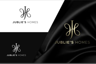 design minimalist, an elegant, luxury monogram logo