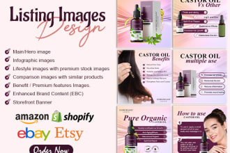 design amazon listing images for products and enhanced brand content ebc a plus