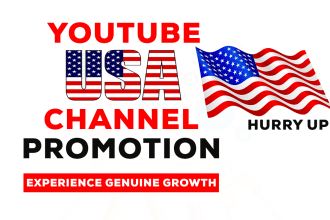 do organic USA youtube channel promotion