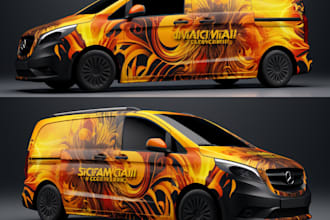 create vehicle wraps and graphics for trucks cars and vans
