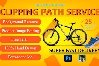 do professional clipping path and ecommerce product editing