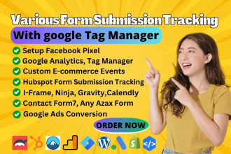 setup ga4 hubspot gravity calendly form iframe contact form7 tracking with GTM