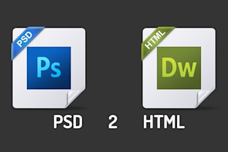 convert Psd to HTML