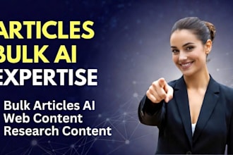create bulk ai content for you