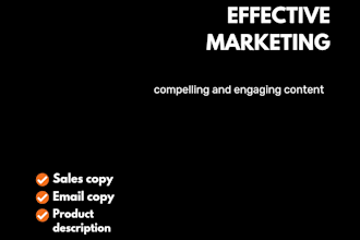provide a compelling email copy