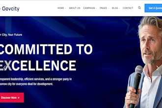 design political campaign website author website election campaign website