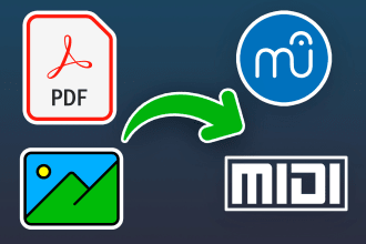accurate transcribe pdf sheet music to musescore, tab, midi