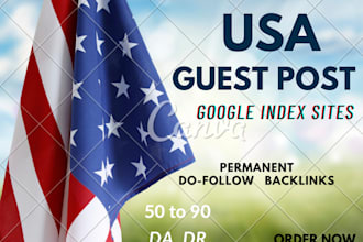 publish US guest post with SEO permanent authority backlinks