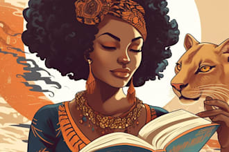 make book covers with african american illustrations