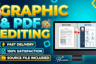 edit and fix your PDF files or graphics editing