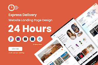 do figma website design, website ui ux, website mockup, figma landing page