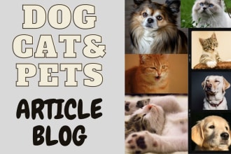 write engaging SEO articles on your cat, dog, or pet business