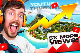 design viral clickbait youtube thumbnails within hours