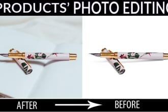 product photo enhancement, retouching and any image editing