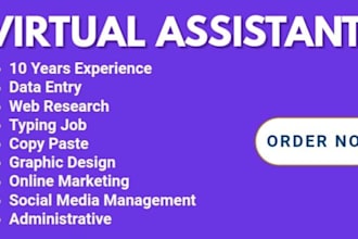 be your virtual assistant for office admin