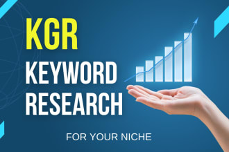 do profitable kgr keyword research for your niche