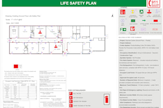 create life safety and fire evacuation plans compliant with nfpa, ibc, osha