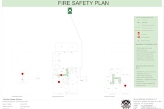 create US life safety and fire evacuation plans compliant with nfpa, ibc, osha