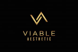 do highly impactful monogram, minimalist business logo creation
