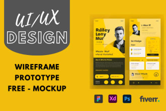 design uiux wireframe prototype using figma