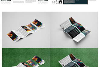 create a professional flyer, pamphlet, or brochure