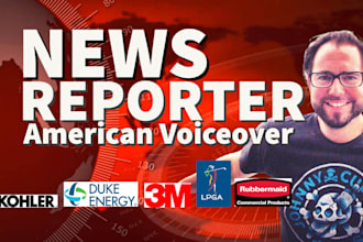 do english male broadcast newscaster, sports announcer voiceover modern vintage