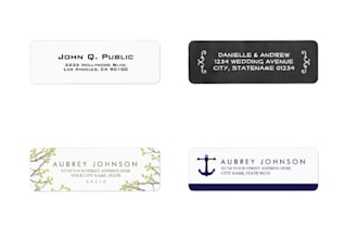 design print ready address, shipping or mailing labels