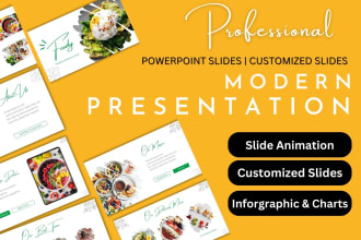 create ppt slides, investor pitch deck,business powerpoint presentation design