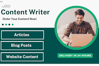 be your SEO content writer and article rewriter