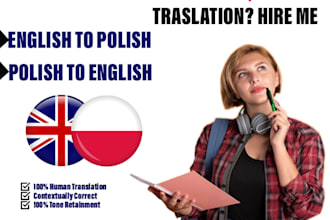 translate transcribe polish to english english to polish
