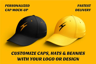 design custom baseball hat or snapback cap with your logo