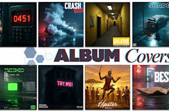 design unique cover for your music