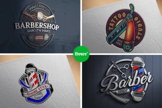 do professional barber shop logo