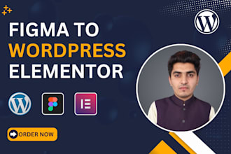 convert figma to elementor website or figma to wordpress website