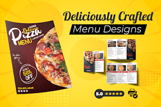 do modern restaurant menu design
