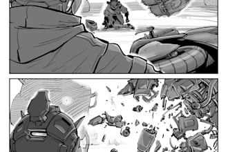 draw a comic page