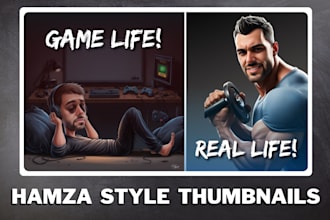 design an attractive n catchy youtube thumbnail