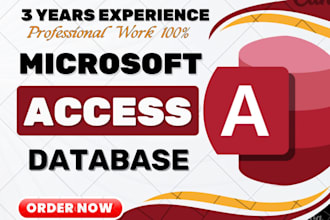 develop ms access database assignments and projects