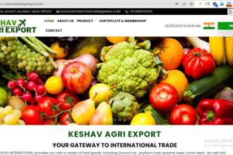 design professional agriculture website