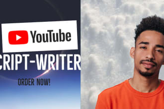 be your youtube video scriptwriter, write engaging video scripts