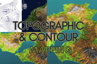 draw topographical and contour maps from point data