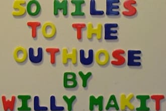 create your message on my fridge in magnetic letters/numbers